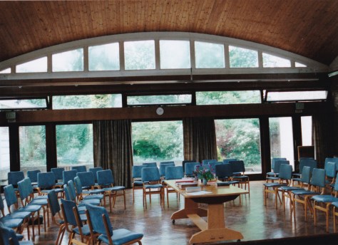 1961 Clarendon Street meeting house 2 Meeting room